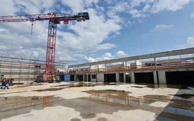 Die Multifunktionshalle Lahntal nimmt Gestalt an